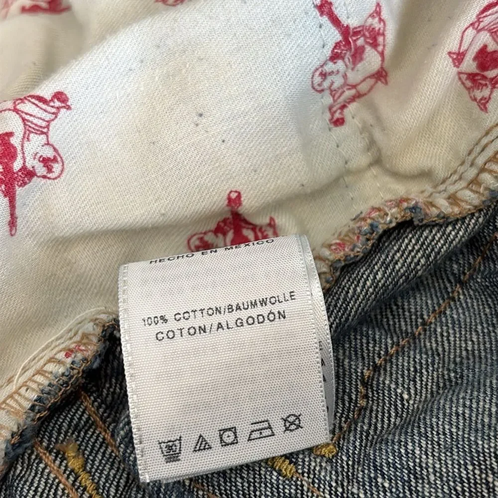 True Religion Halle Flap Pocket Skinny Fit 100% Cotton Jeans - Picture 12 of 12